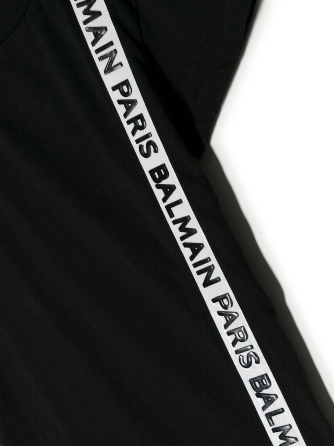 Balmain Kids платье-футболка с логотипом, черный — фото 3