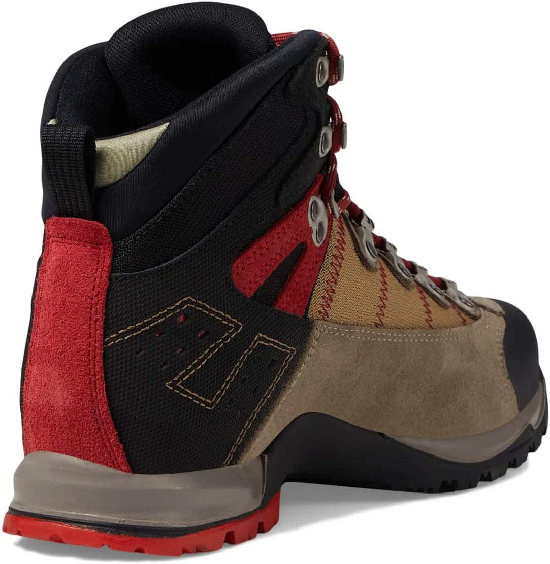 Мужские трекинговые ботинки ASOLO FUGITIVE GTX с водоотталкивающей и дышащей замшево-нейлоновой верхней частью, низкой посадкой на щиколотке | резиновый носок, черный — фото 4
