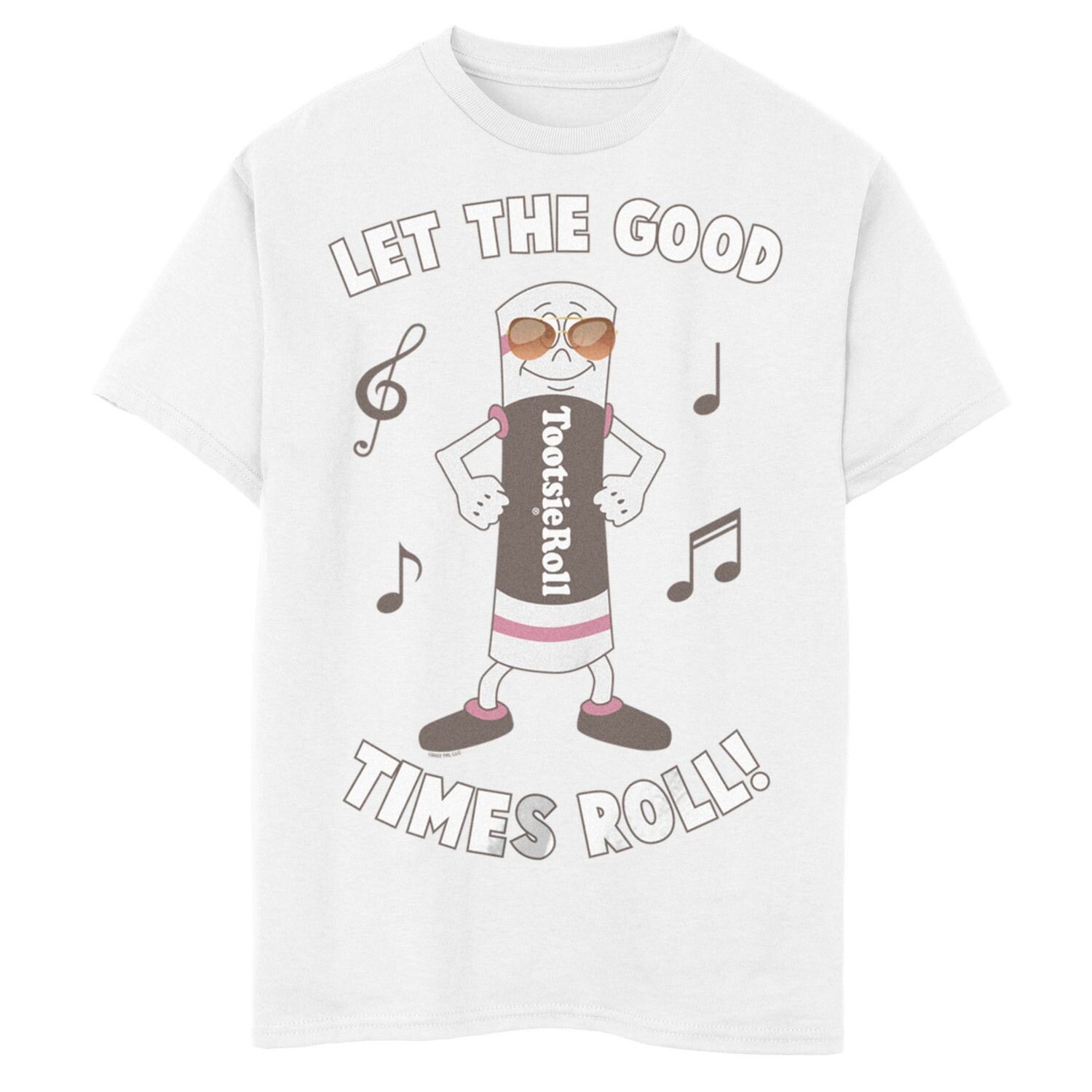 

Футболка Tootsie Roll Man Let The Good Times для мальчиков 8–20 лет с рисунком музыки Licensed Character