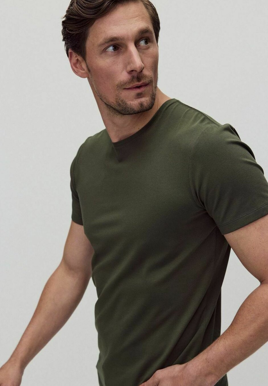 

Базовая футболка CORE SOLID O-NECK Bläck, зеленый