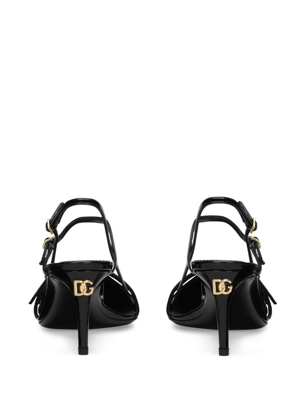 Туфли с логотипом DG DOLCE & GABBANA, черный — фото 3