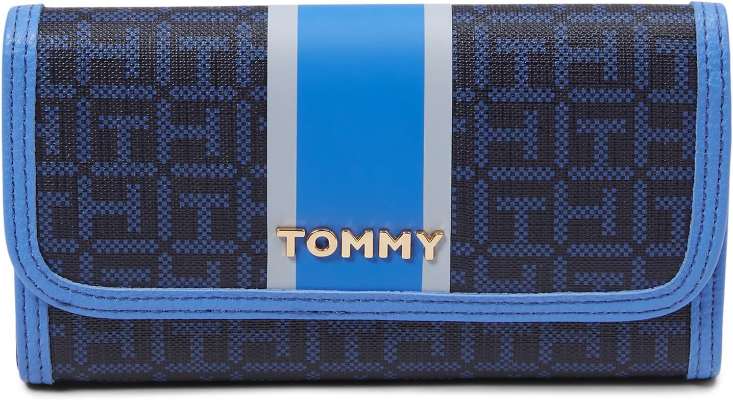 

Кошелек Tommy Hilfiger Jocelyn II Flap Continentar Wallet, цвет Tommy Navy/Charcoal Blue