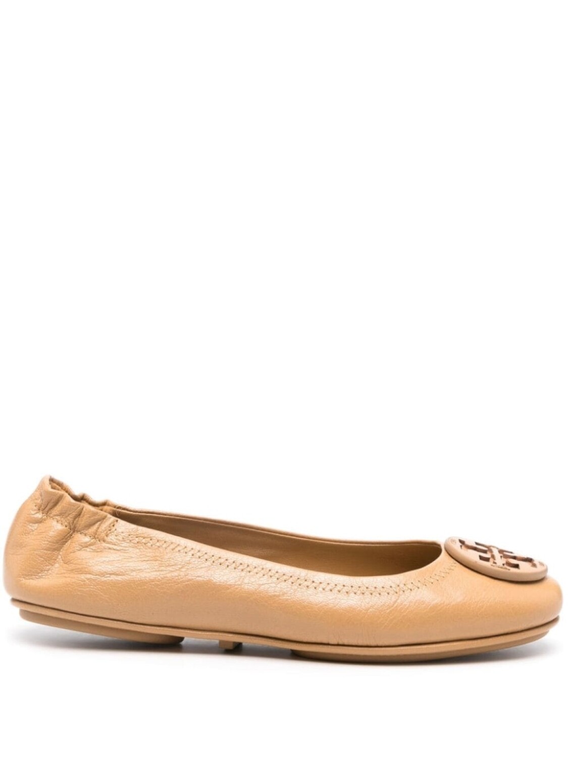 

Tory Burch балетки с декором Double T, нейтральный цвет