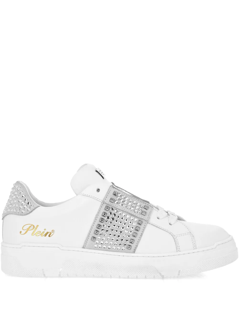 

Кроссовки с кристаллами Philipp Plein, белый