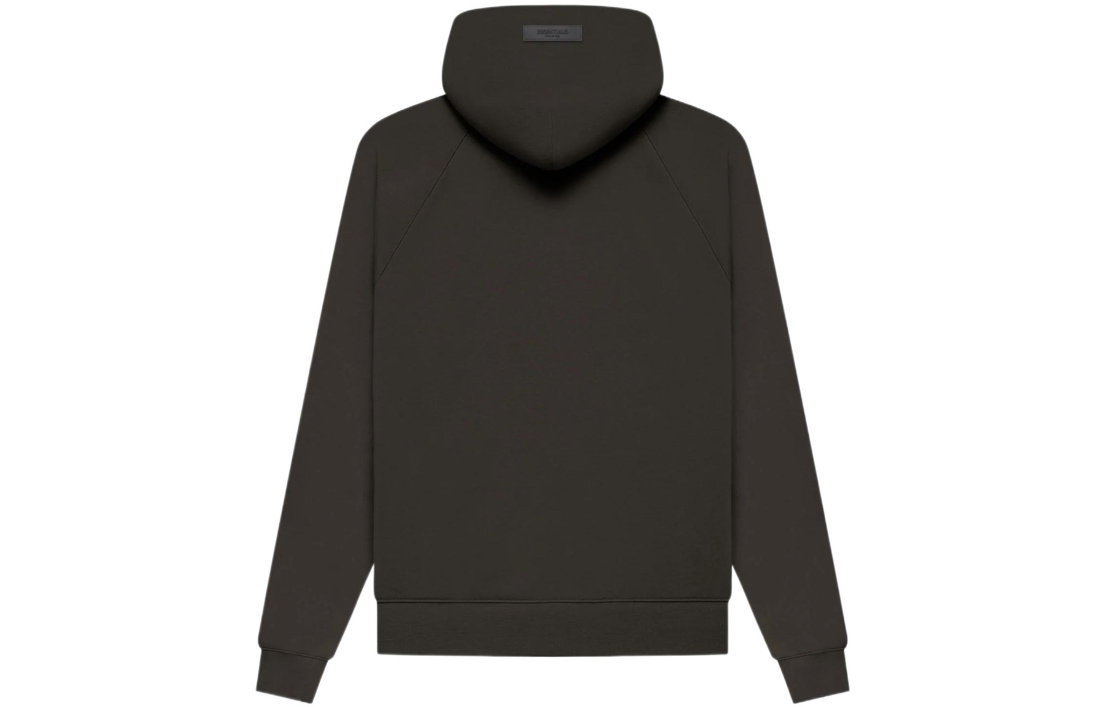 Худи Fear Of God Essentials, серый черный — фото 3
