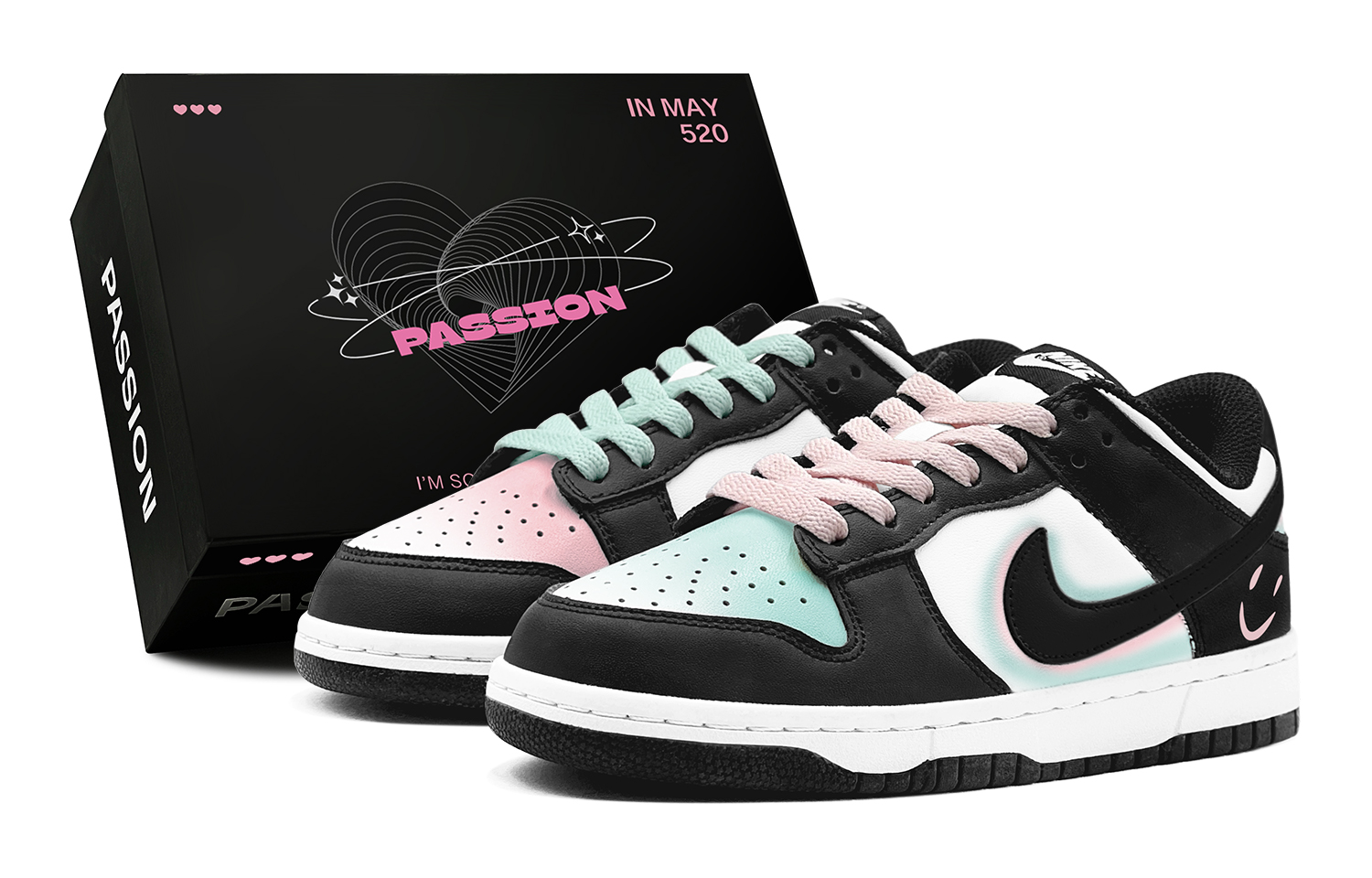 

Nike Мужские кроссовки dunk skateboard низкие pink