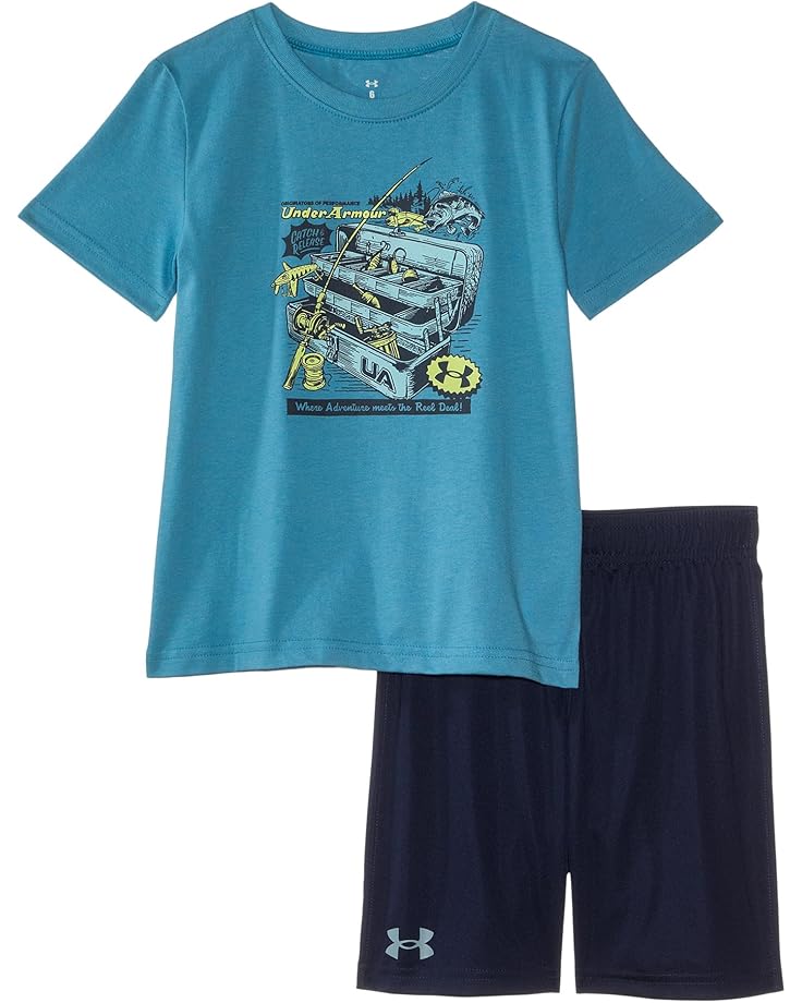 

Шорты Under Armour Kids Retro Tacklebox Set, цвет Electric Blue