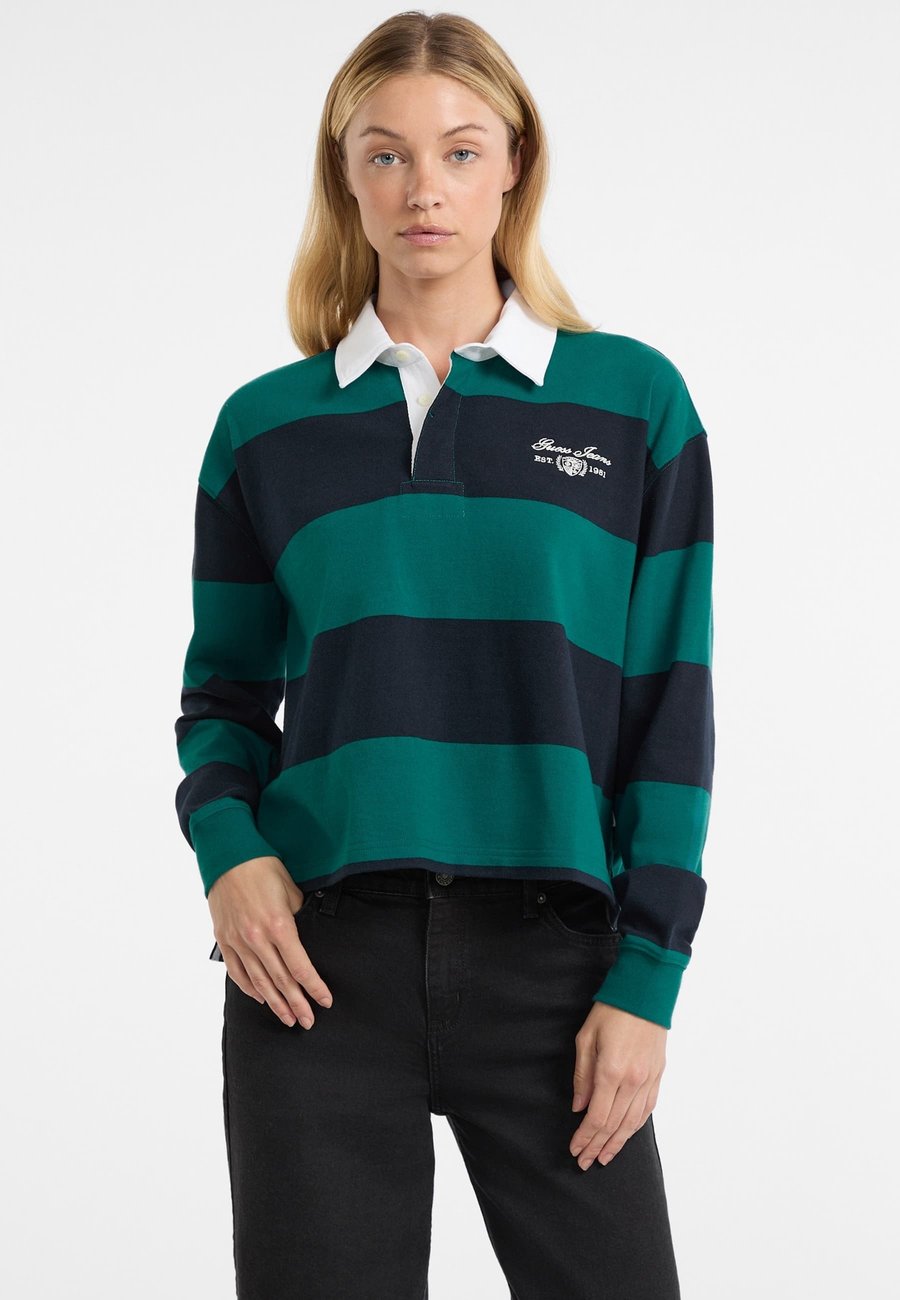 

Топ Guess Jeans GESTREIFTES, Mehrfarbig Grundton/Blau/Green