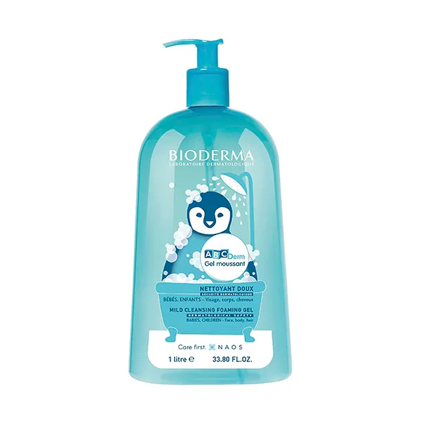 

Детский очищающий гель Abcderm Gel Moussant Bioderma, 1.000 ml