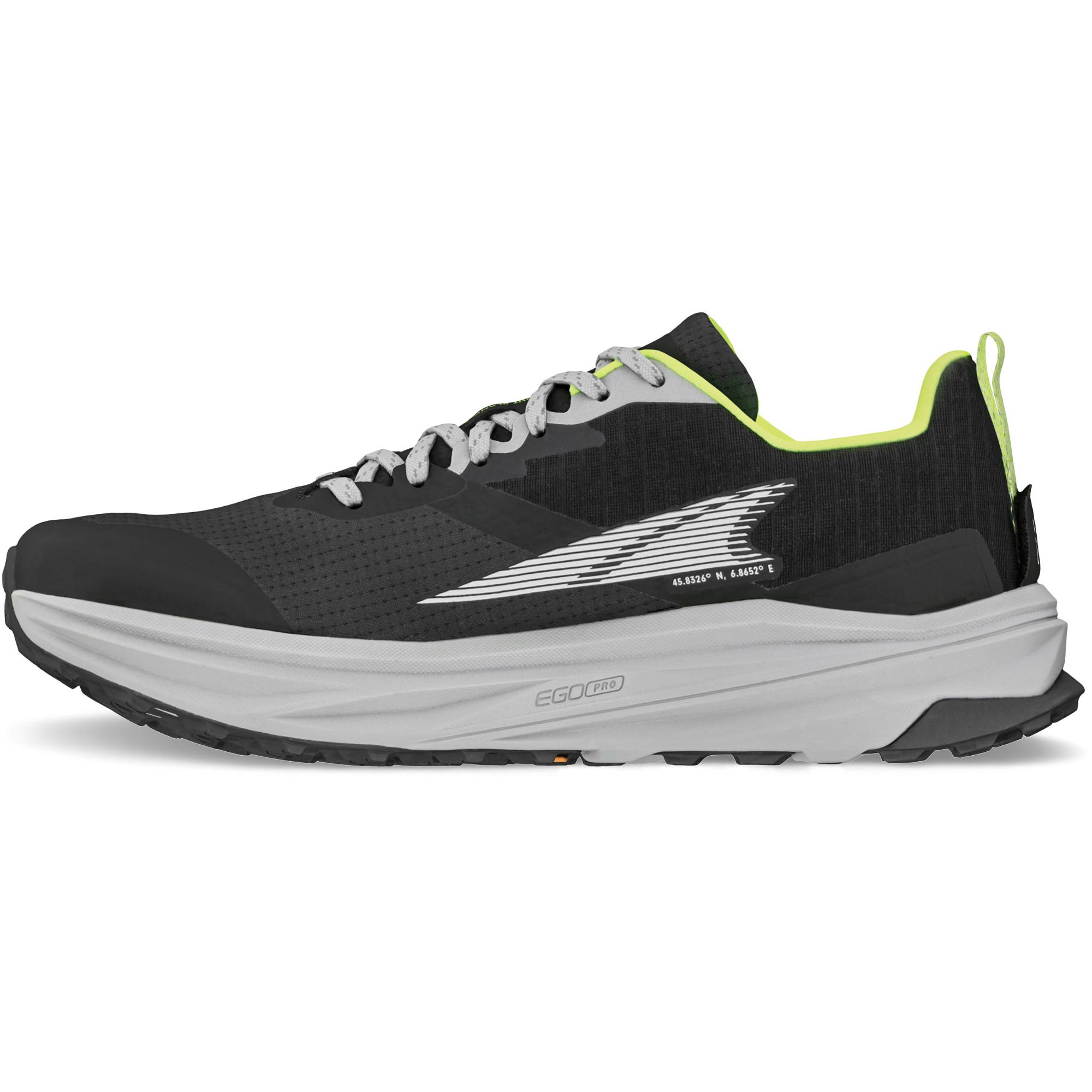 Мужские кроссовки для трейлраннинга Mont Blanc Speed Altra, Black/Lime — фото 2