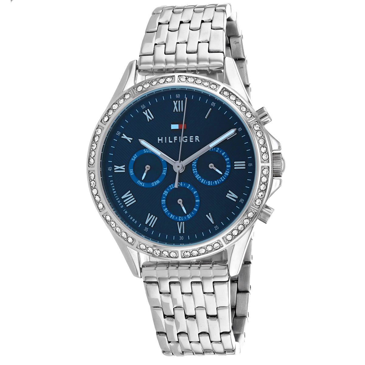 

Женские часы Tommy Hilfiger с синим циферблатом