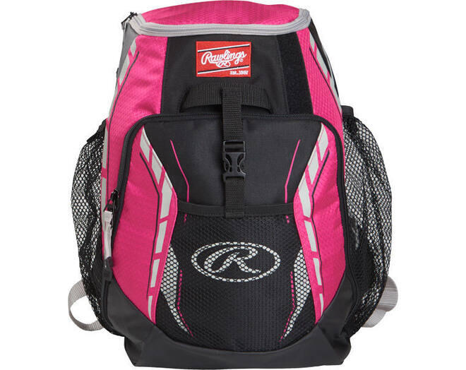 

Рюкзак Rawlings R400 Youth Player Backpack, цвет розовый