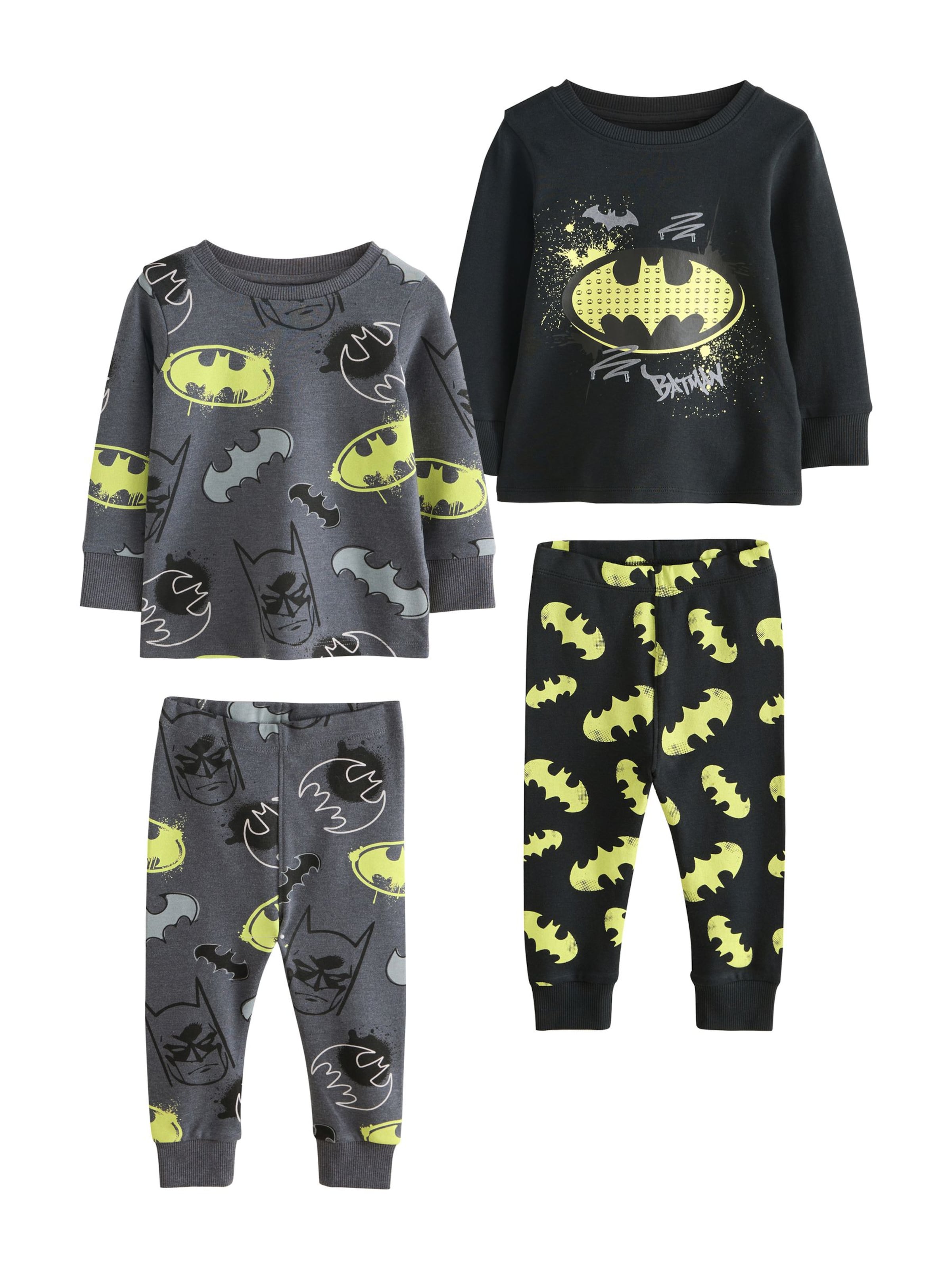 

Next Пижама 'Snuggle' в сером и черном цвете