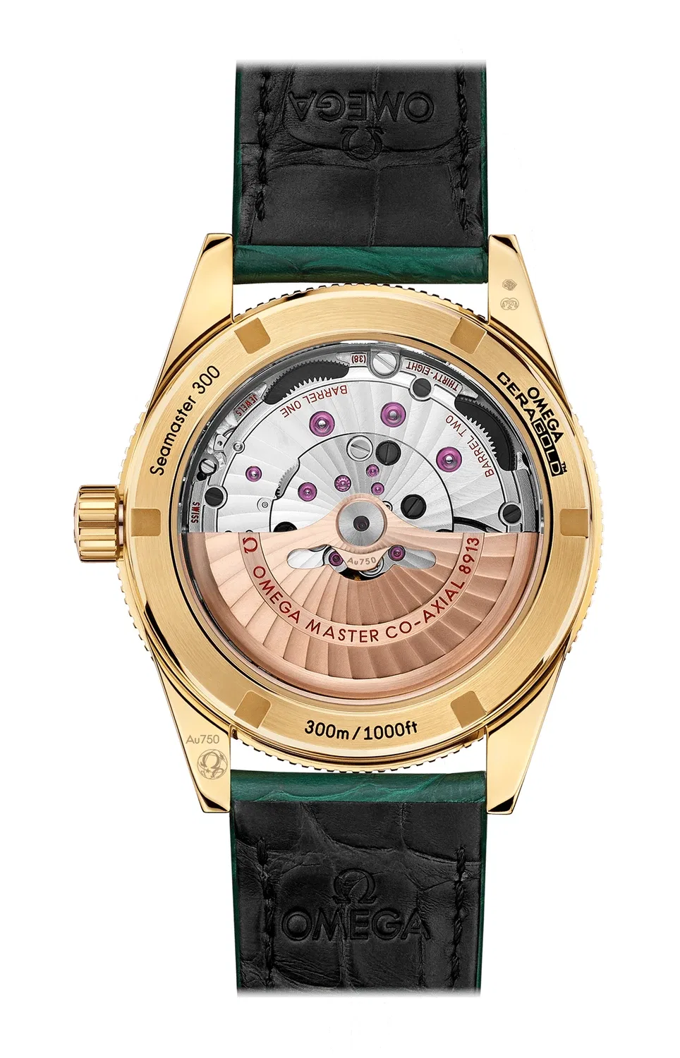 СИМАСТЕР 300 OMEGA CO-AXIAL MASTER CHRONOMETER 41 ММ - 234.63.41.21.99.001, золотой — фото 2