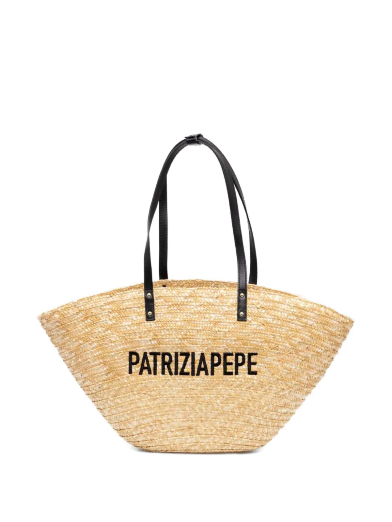 

Сумка-тоут с вышитым логотипом Patrizia Pepe, нейтральный