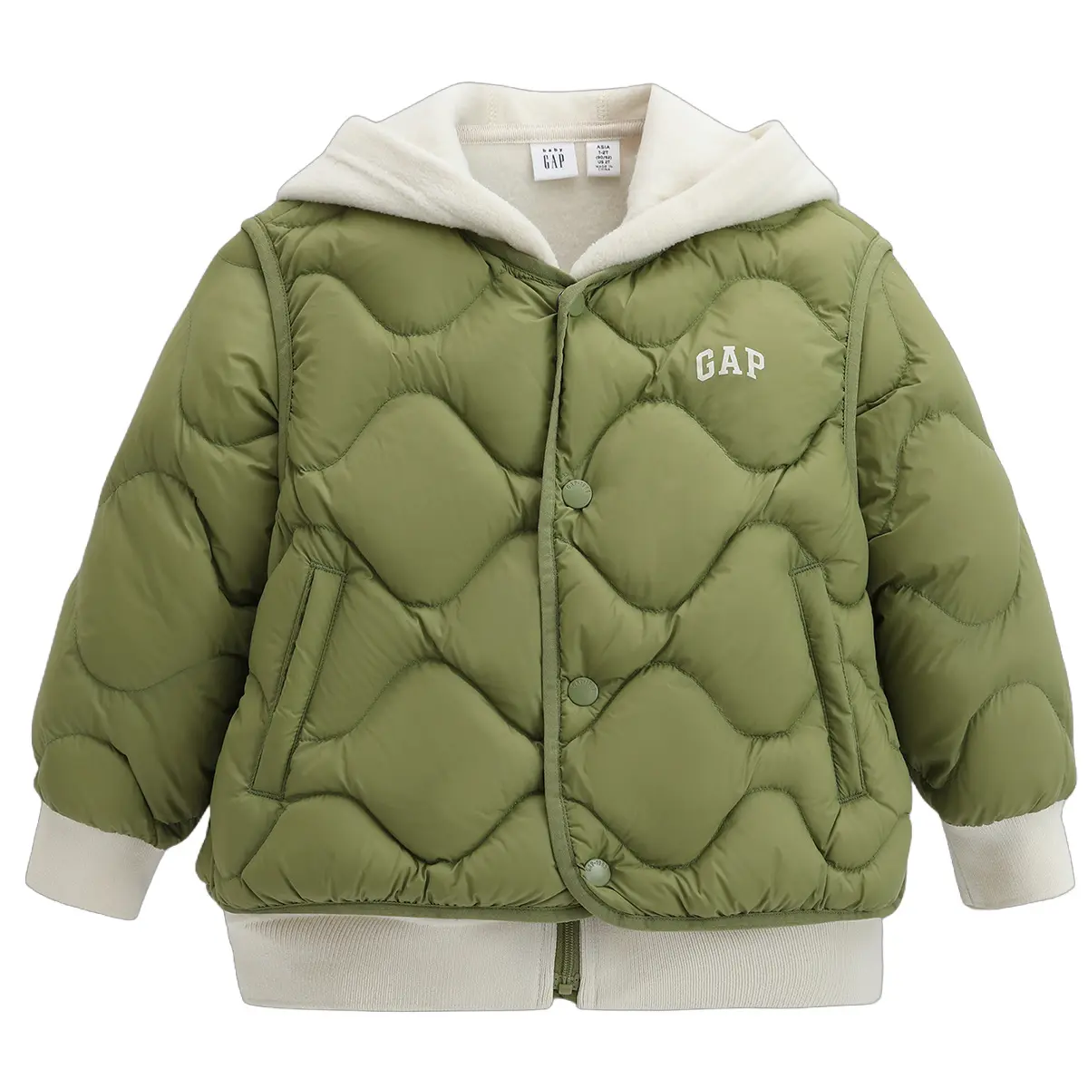 

Детская пуховая куртка GAP, зеленый
