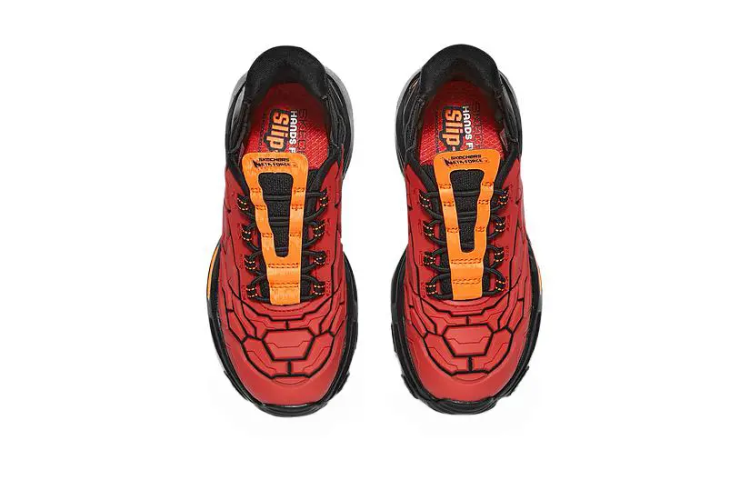 Кроссовки Skechers Kids Lifestyle Shoes Kids Mid-top Black/Red, черный/красный — фото 3