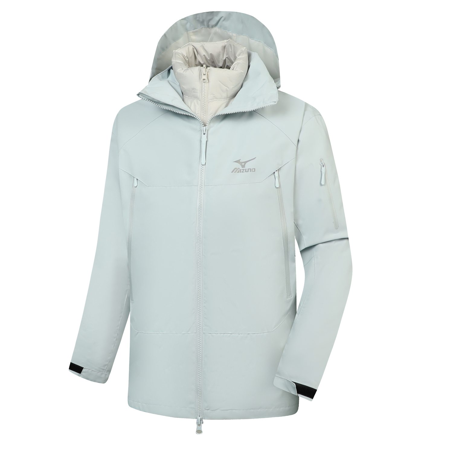 

Городская ветровка для путешествий и поездок на работу, термостойкая, устойчивая к истиранию, водонепроницаемая, ветрозащитная, унисекс Mizuno, синий