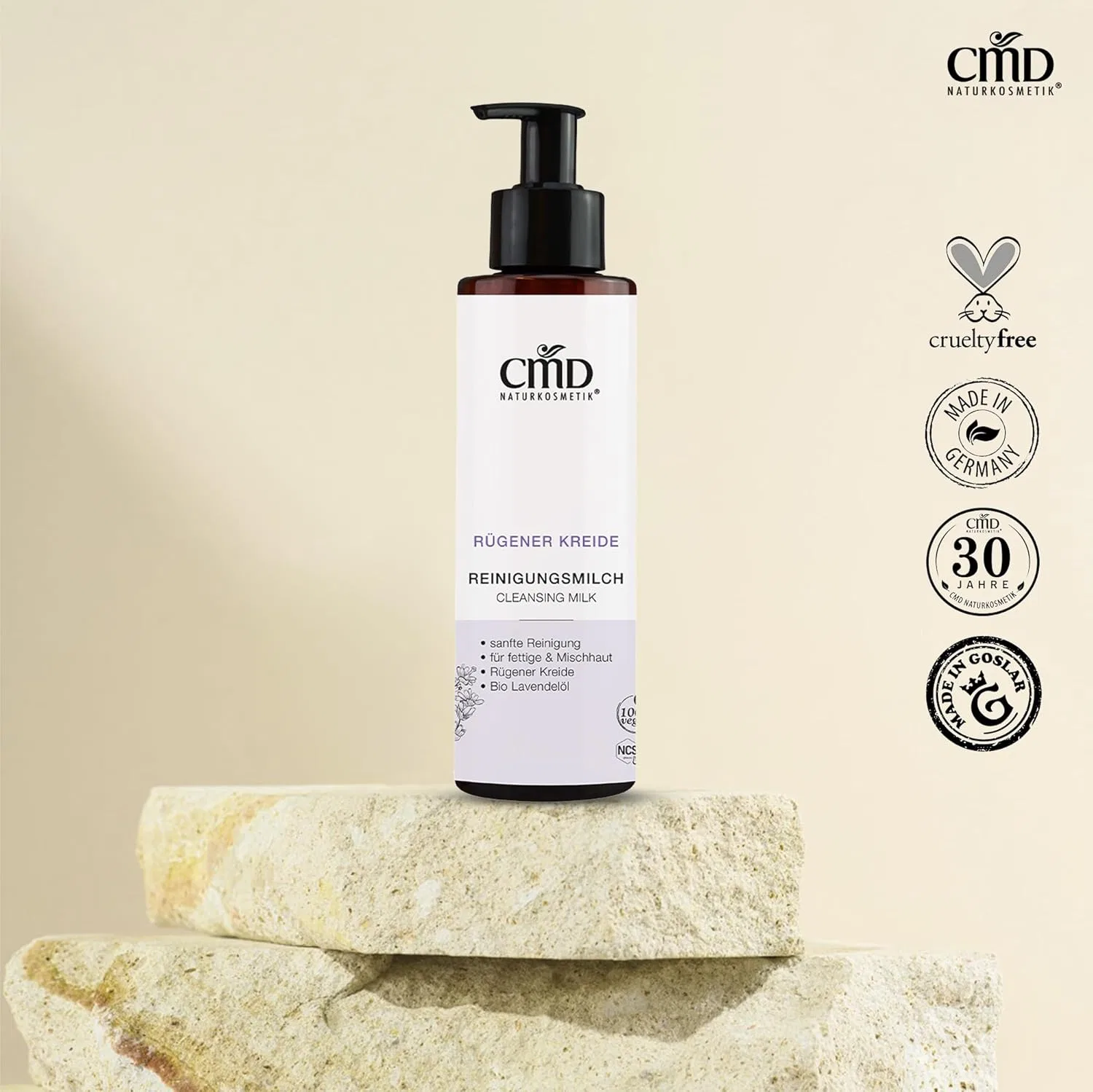 Молочко для умывания Cmd Naturkosmetik — Очищающее молочко с рюгенским мелом от — фото 2