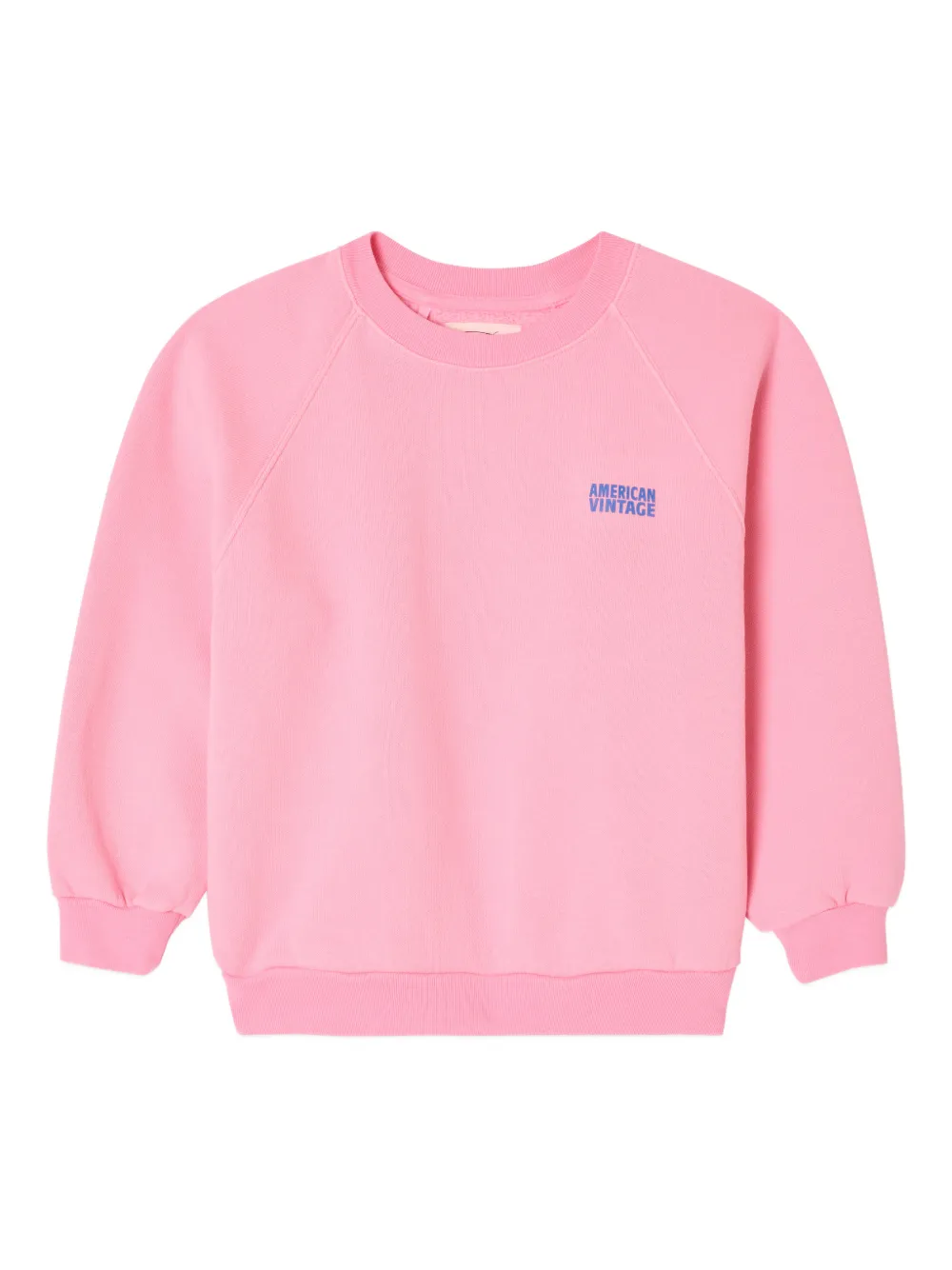 

Толстовка с круглым вырезом American Vintage Kids, розовый