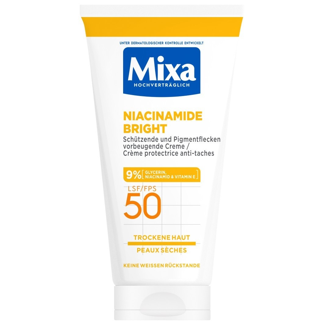 Крем для тела niacinamide bright lsf 50 Mixa, объем 50 мл — фото 4