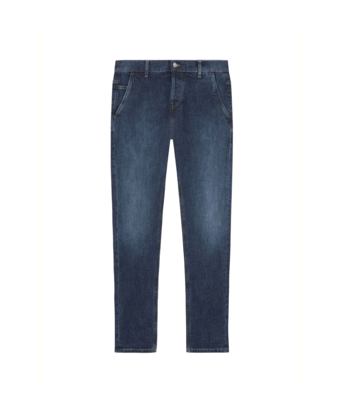 

Узкие джинсы с низкой посадкой Dondup, синий