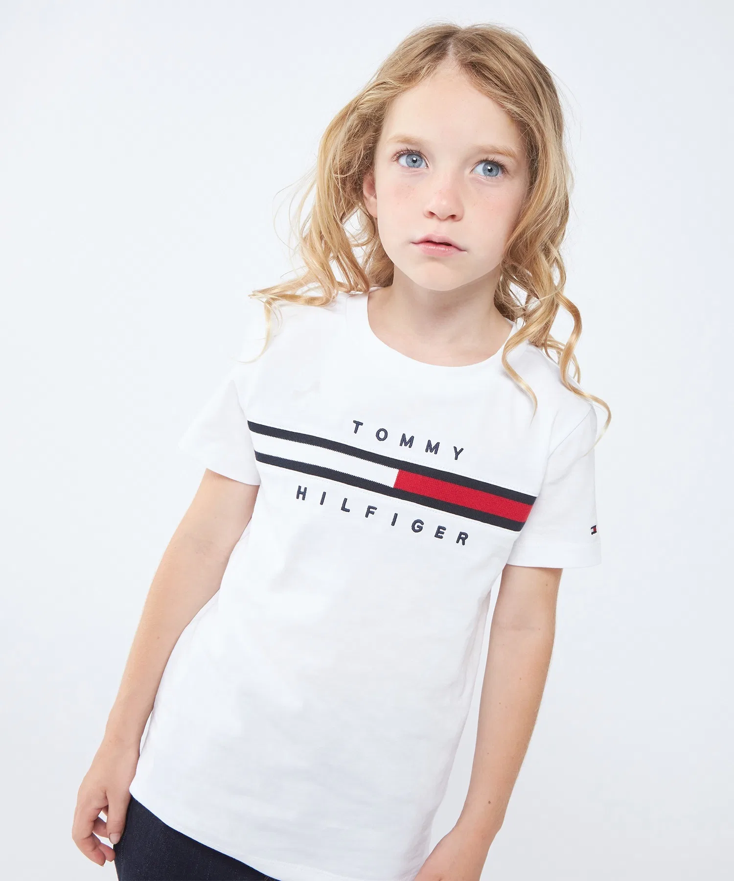 Детская футболка TOMMY HILFIGER с логотипом