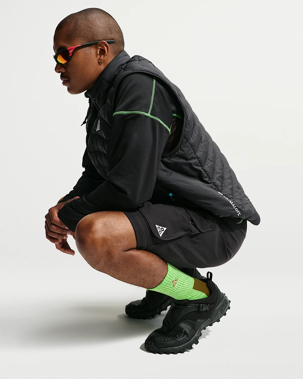 Носки Nike ACG Everyday с амортизацией (1 пара), Mean Green/Vapor Green/Lime Blast/Volt Ice — фото 4