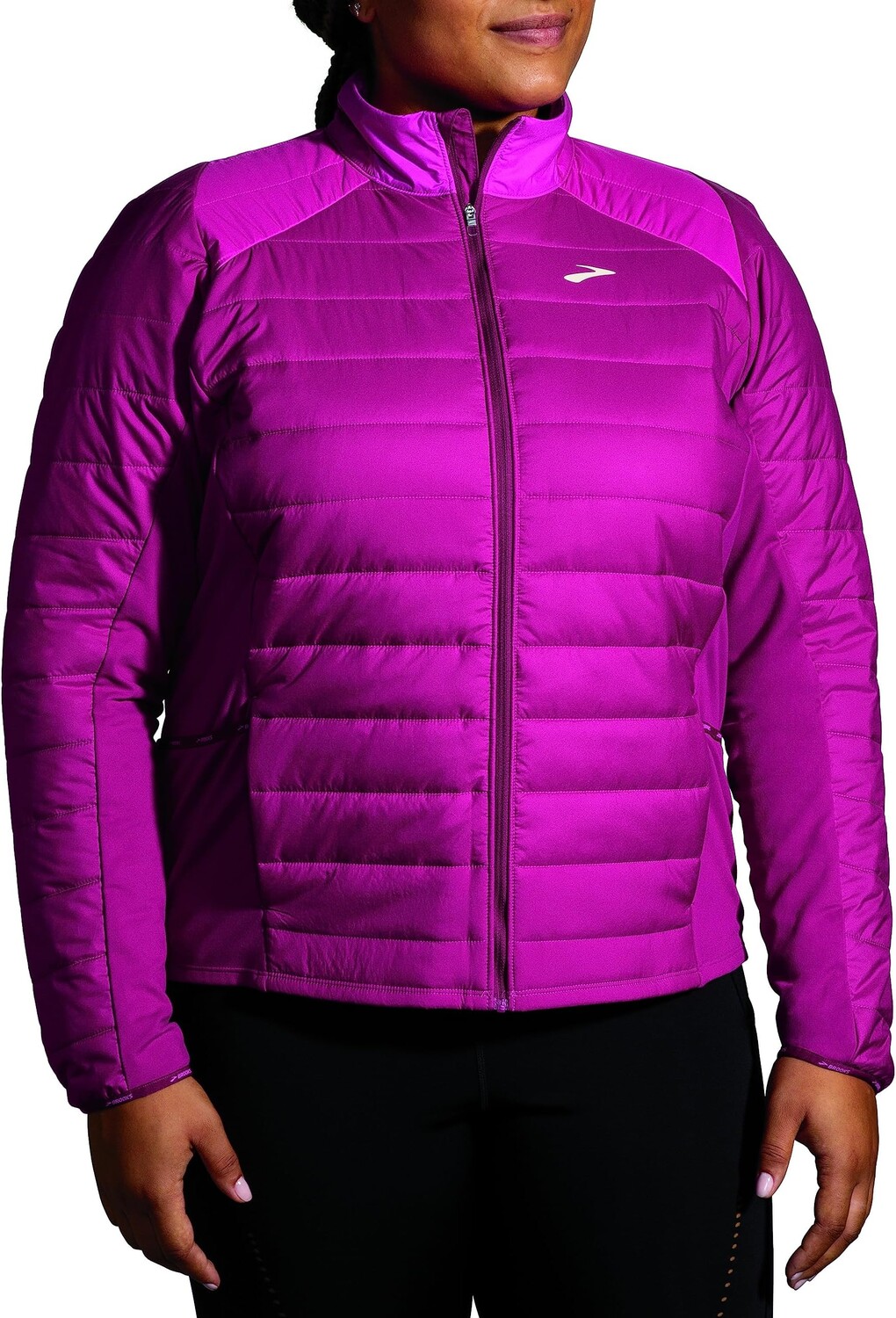 

Куртка Brooks Shield Hybrid Jacket 2.0, цвет Dark Mauve/Mauve