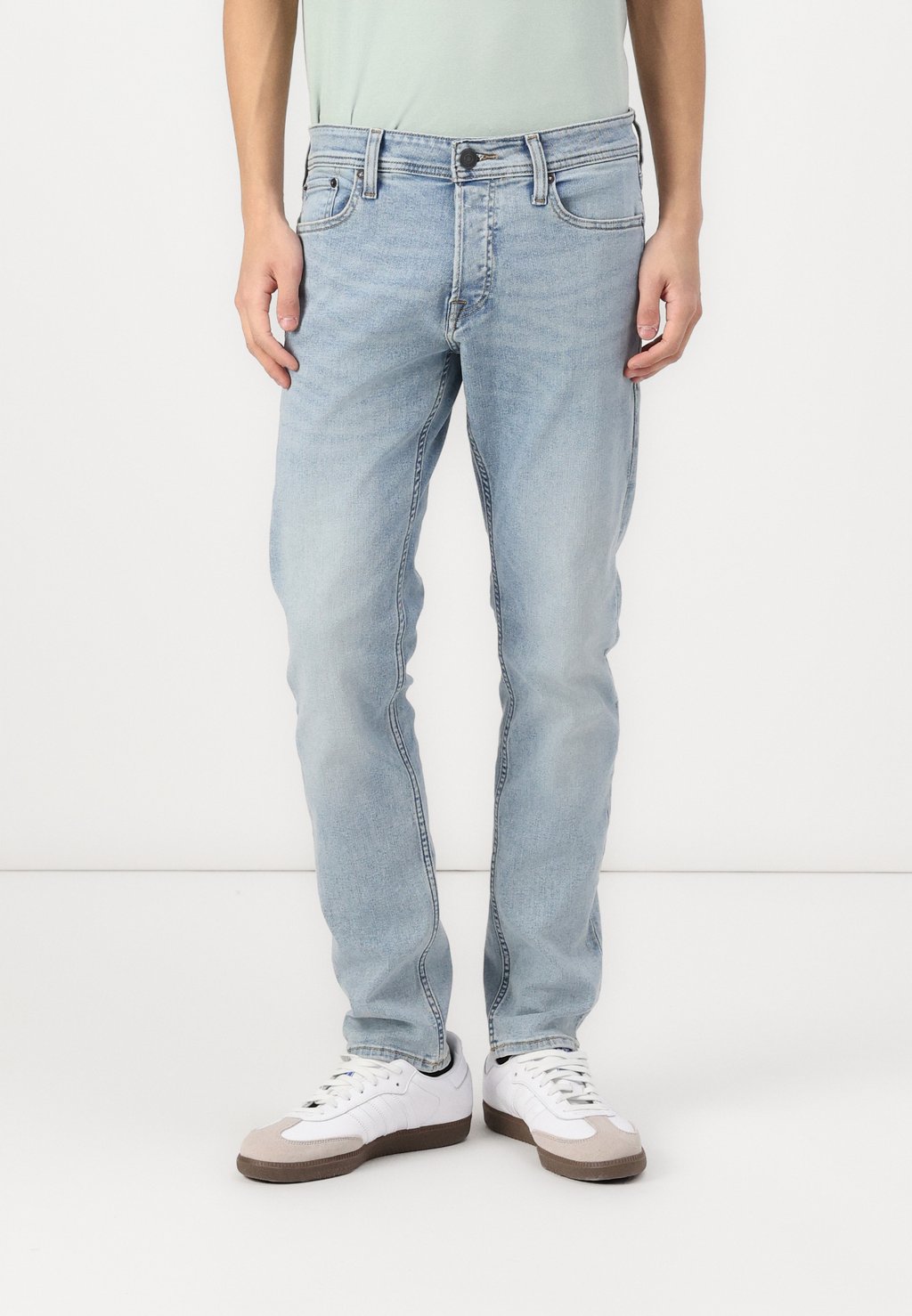 

Зауженные джинсы Jack & Jones, синий деним