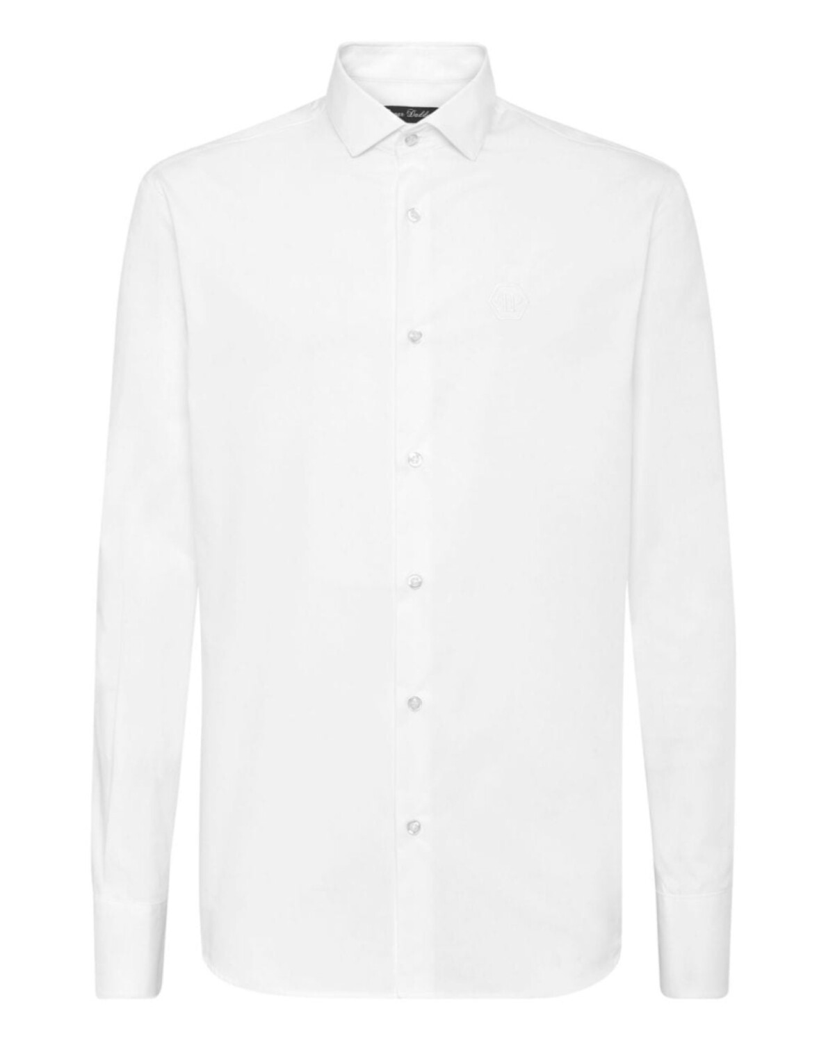 

Philipp Plein рубашка Hexagon с вышивкой, белый
