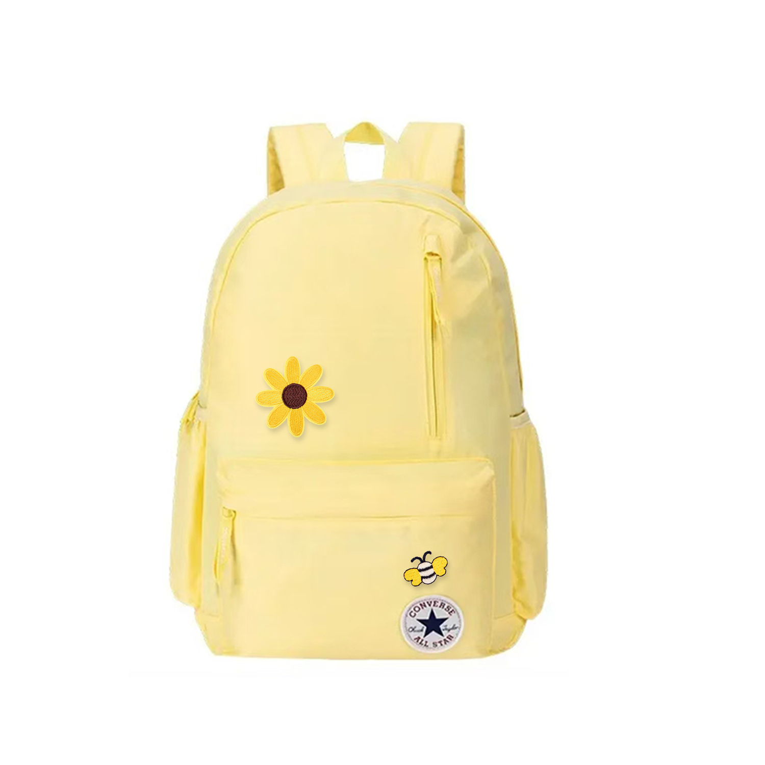 

Converse Полиэстеровый рюкзак средний размер унисекс яично-желтый, Yellow Print