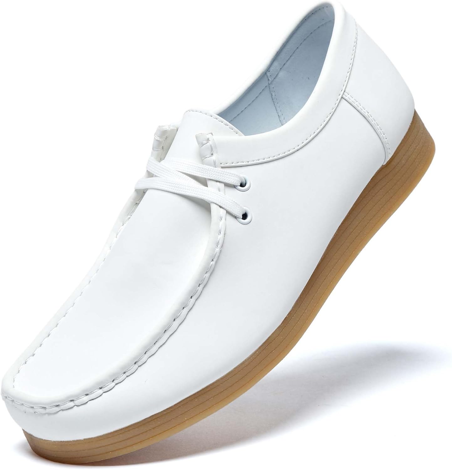 

Мужские премиальные лоферы Vtiao из натуральной кожи, повседневная обувь, деловая обувь, классические туфли, противоскользящие, износостойкие, мягкие и удобные, подходят для любых случаев, белый