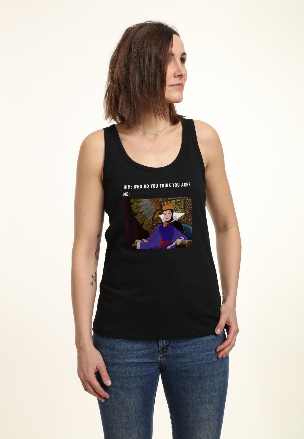 

Топ SLEEPING BEAUTY EVIL QUEEN MEME TANK Henry Tiger, черный