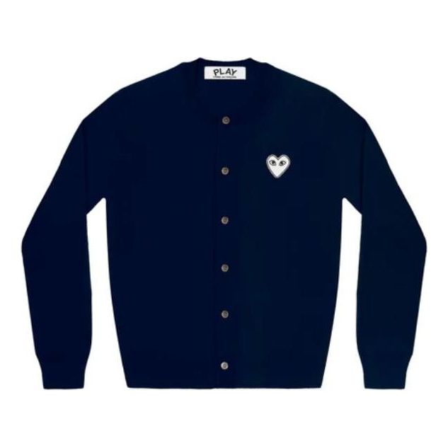 

Кардиган (WMNS) COMME des GARCONS PLAY Cardigan White heart 'Navy' AZ-N061-051-2, темно-синий