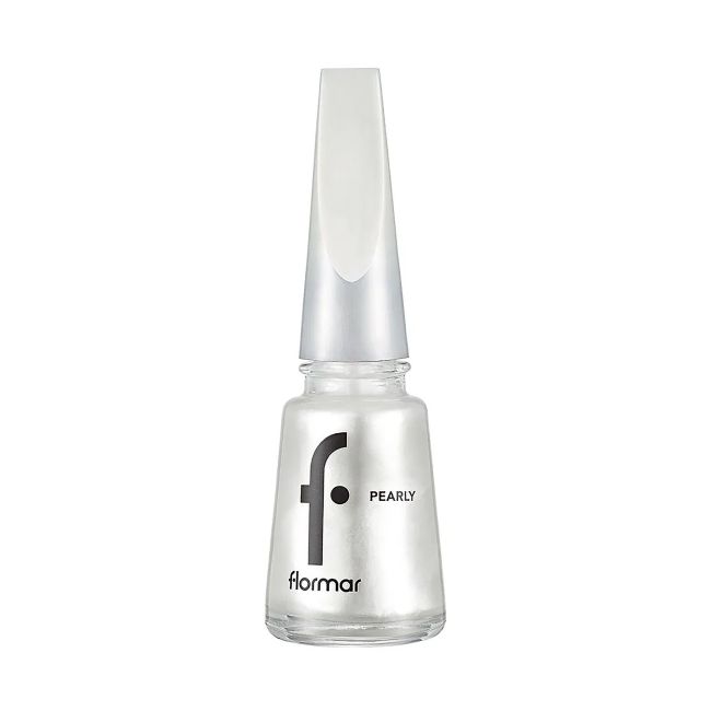 

Перламутровый лак для ногтей Flormar, цвет 201 luxury white, 11 мл