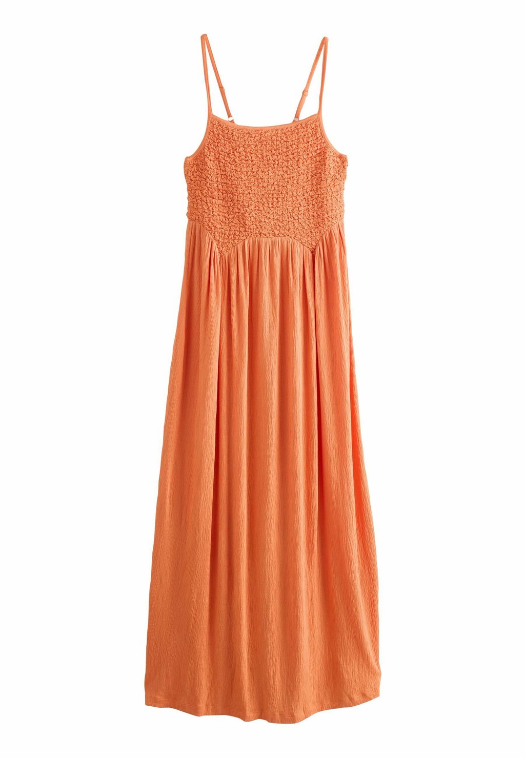 

Платье макси PETITE FIT STRAPPY SHIRRED - Jersey dress Next, оранжевый