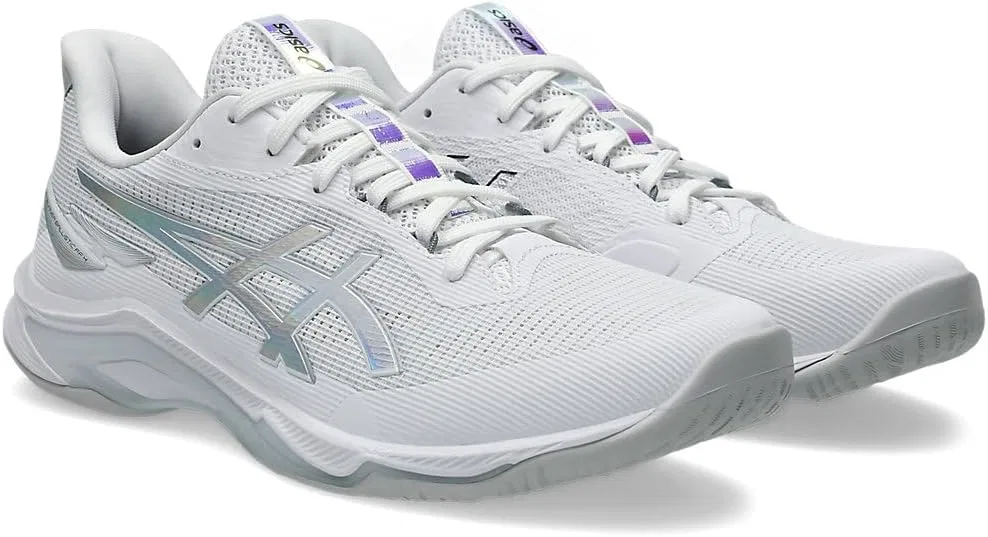 Мужские кроссовки ASICS Netburner Ballistic FF 4, White Pure Silver — фото 4