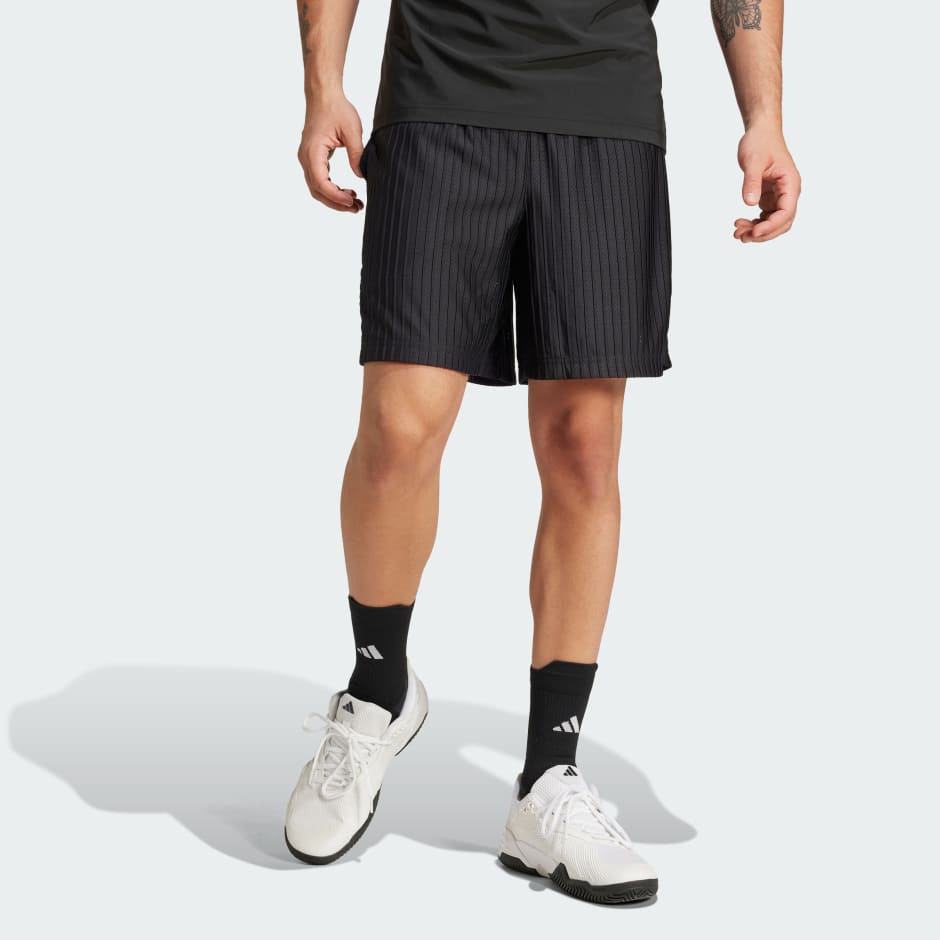 Шорты Free Shipping With AdiClub Tennis Climacool Shorts And Leggings Set Adidas, черный — фото 3