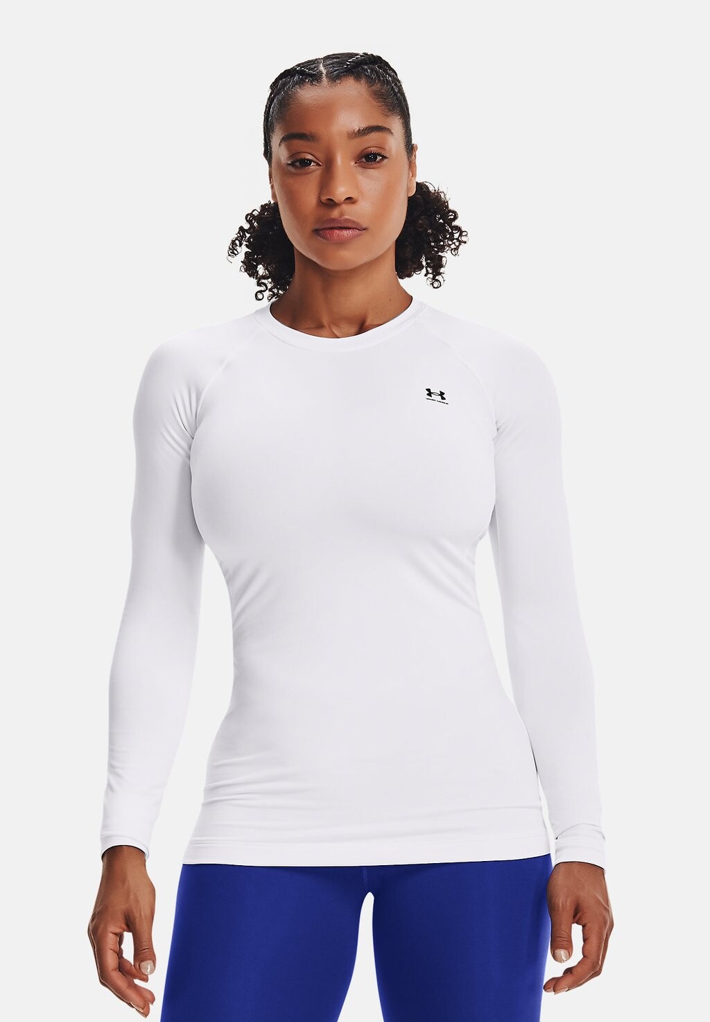 

Топ с длинными рукавами AUTHENTICS CREW Under Armour, цвет white black