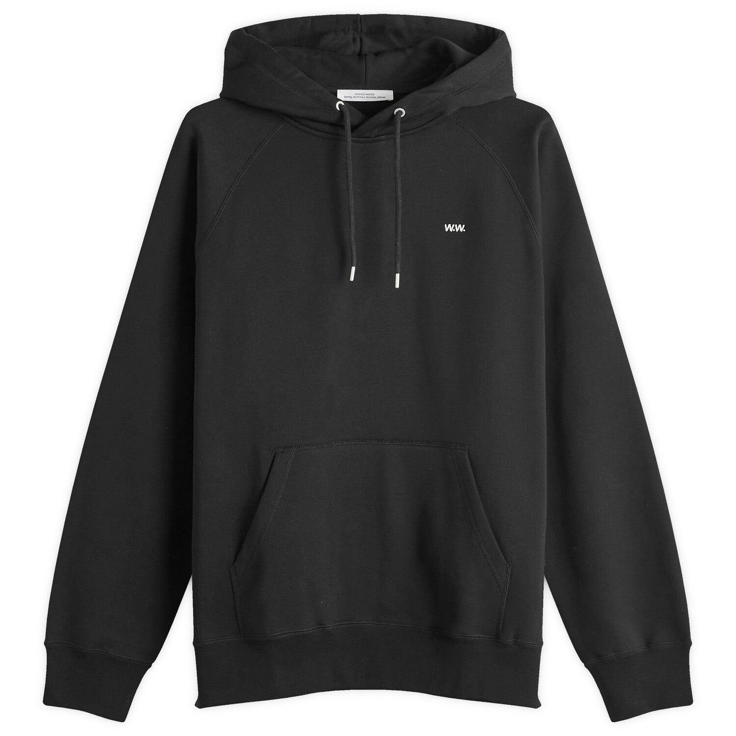 

Худи Wood Wood Essential Fred Classic Hoody, черный