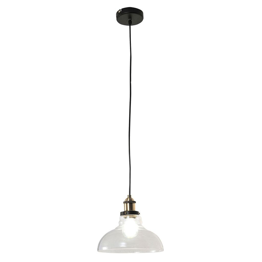 

Подвесной светильник Fabas Luce Olos черного цвета E27, черный