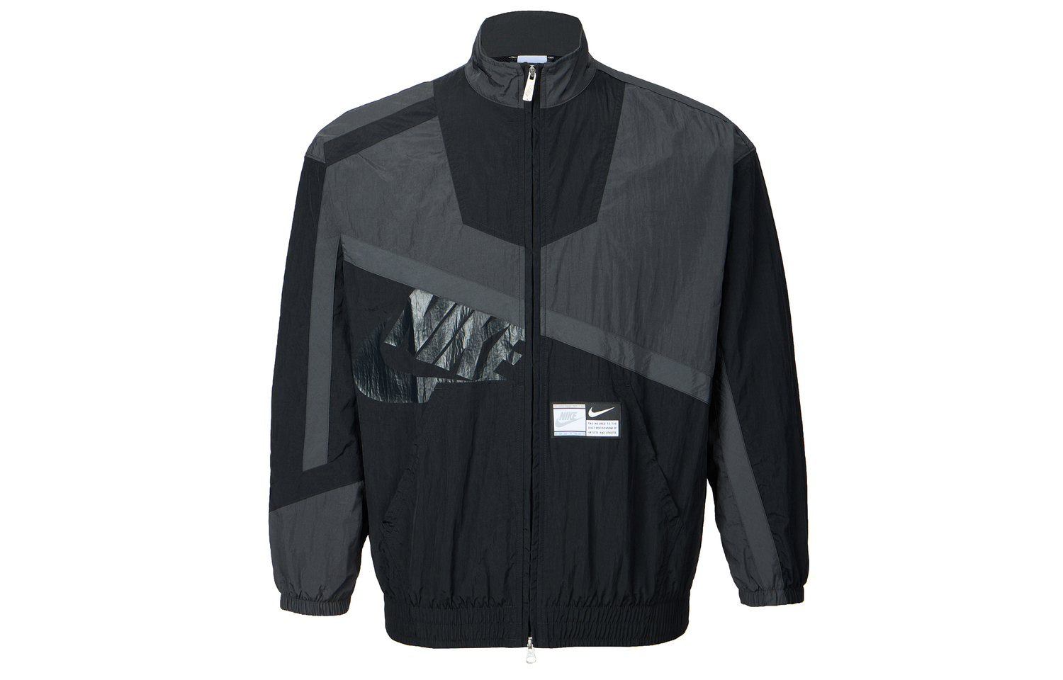 

Nike Женская спортивная куртка оверсайз, Coal Black/Black