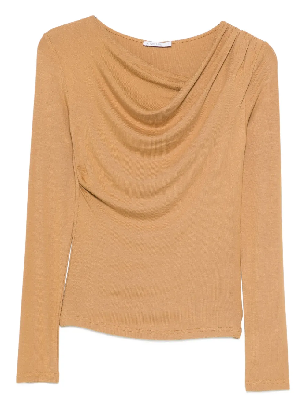 

Асимметричная блузка Patrizia Pepe, нейтральный