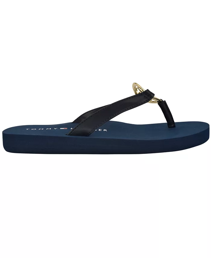 Женские шлепанцы Crelina Logo Flip Flop Tommy Hilfiger, синий — фото 2