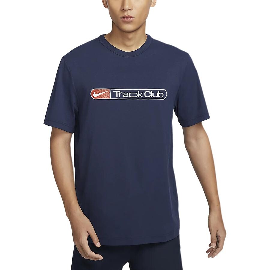 

Футболка Dri-Fit мужская темно-синяя Nike, темно-синий