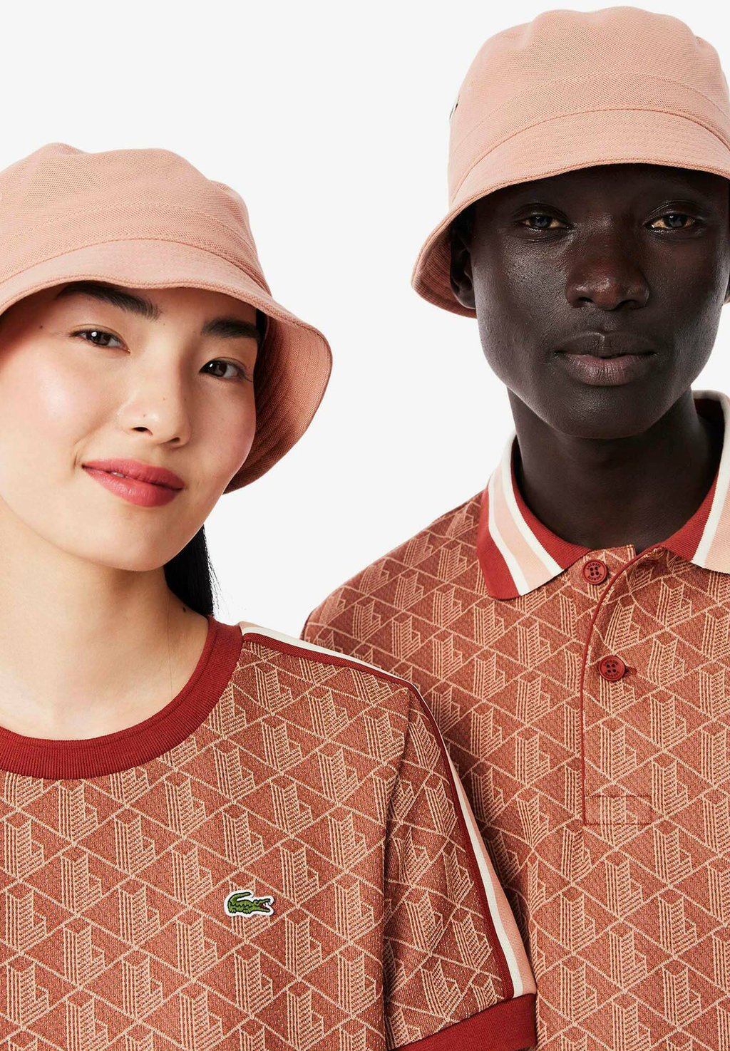 

Панама Lacoste, розовый