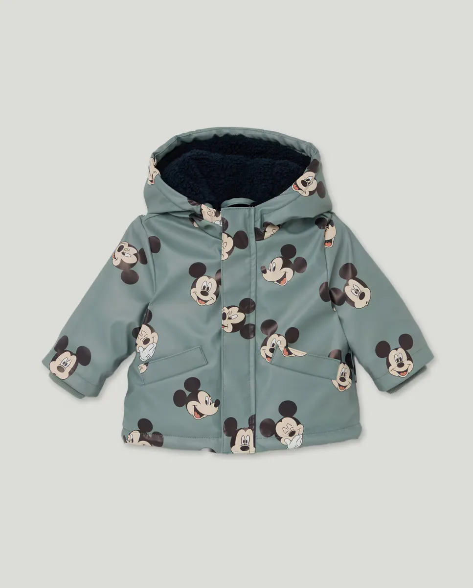 

Парка водоотталкивающая лицензионная Mickey для мальчика Baby El Corte Inglés, цвет Jabón