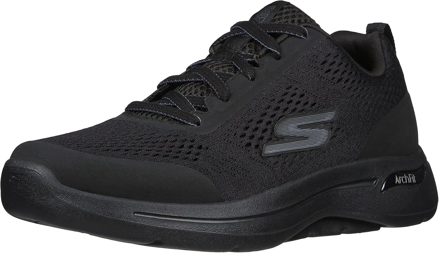 Мужские кроссовки Skechers Gowalk Arch Fit для тренировок и ходьбы с воздушной охлаждающей пеной, Black