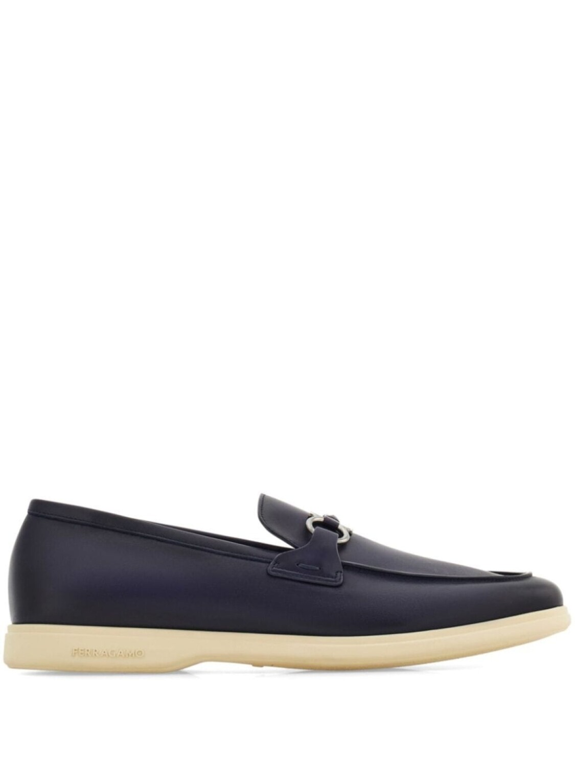 

Лоферы с пряжкой Gancini Ferragamo, синий